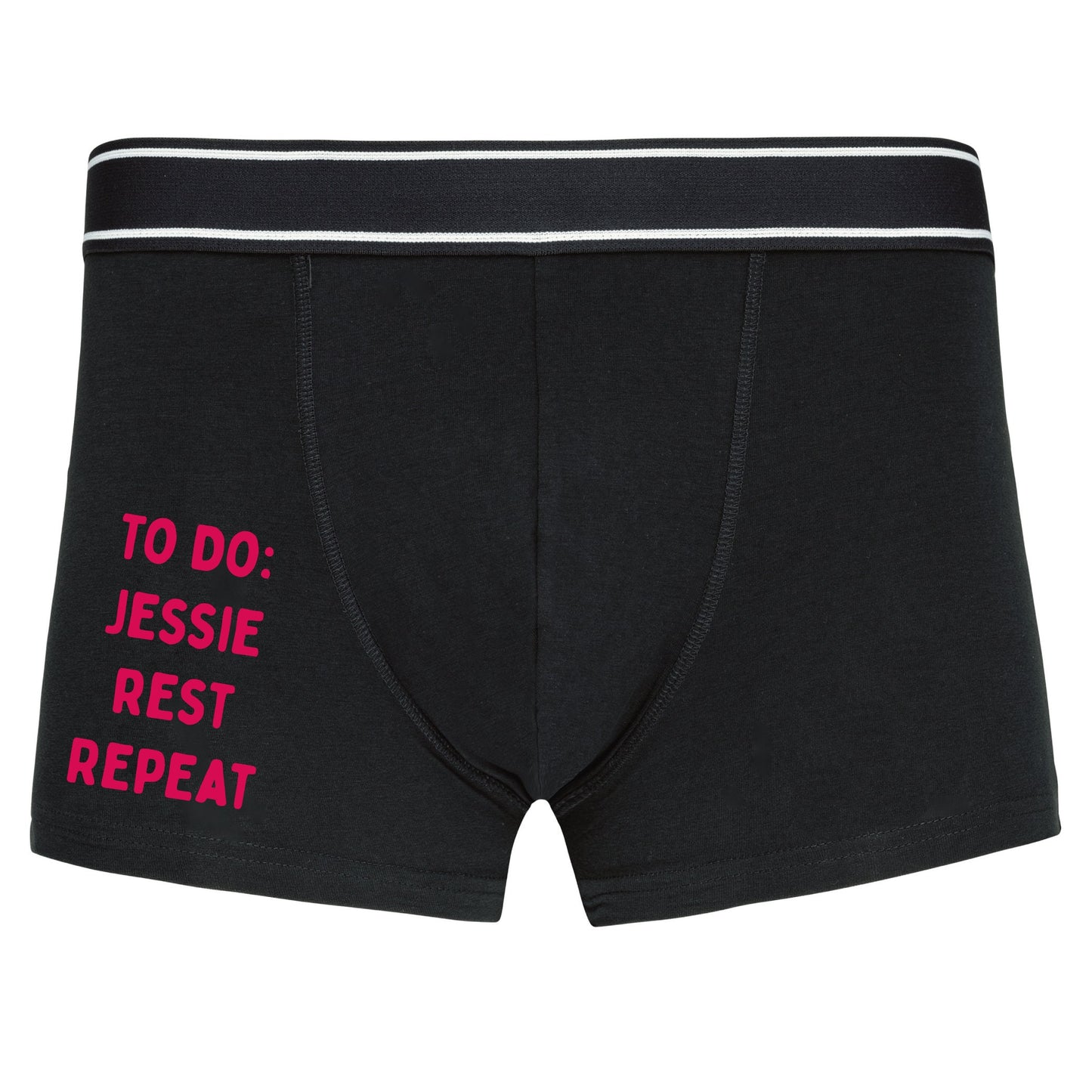 Boxer shorts -To Do: Partner Rest Repeat - Valentines Gift For Him - Innuendo - Personalisable
