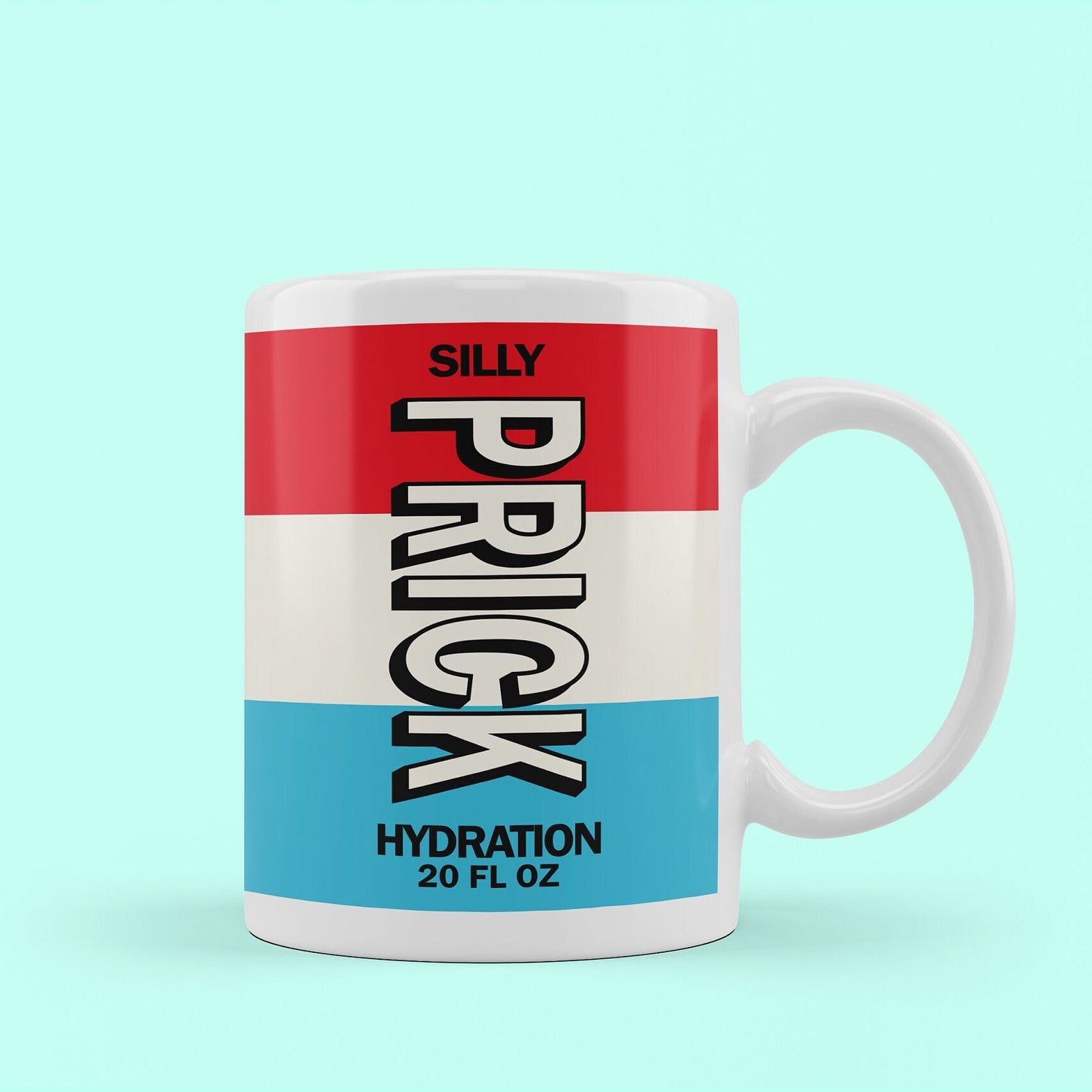 silly prick, builders mug prime hydration meme mug