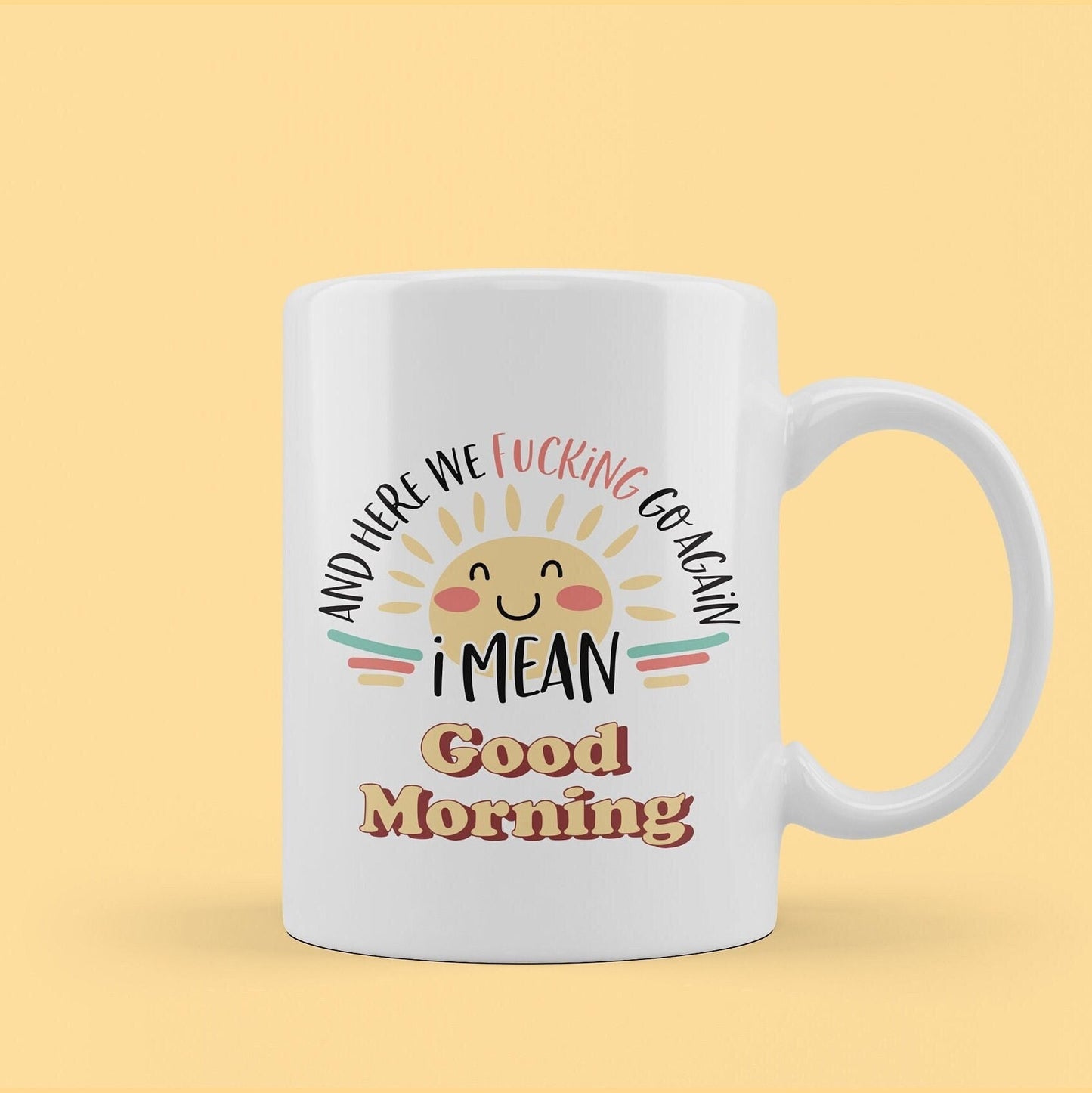 good morning coffee mug