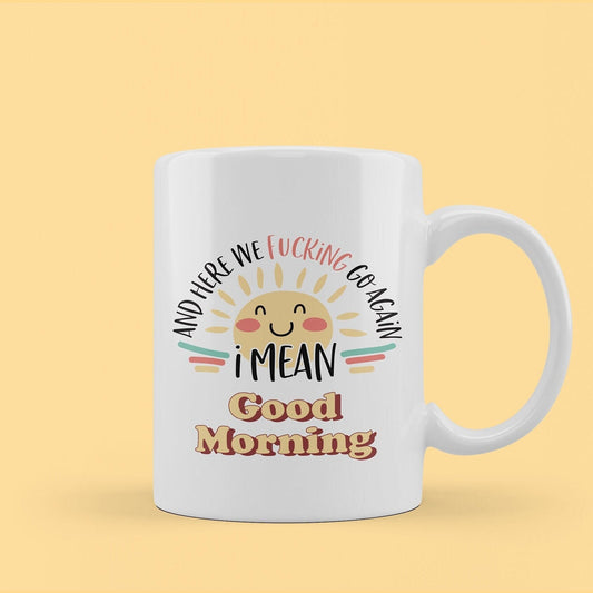 good morning coffee mug